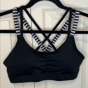 Cross Strap Padded Sports Bra